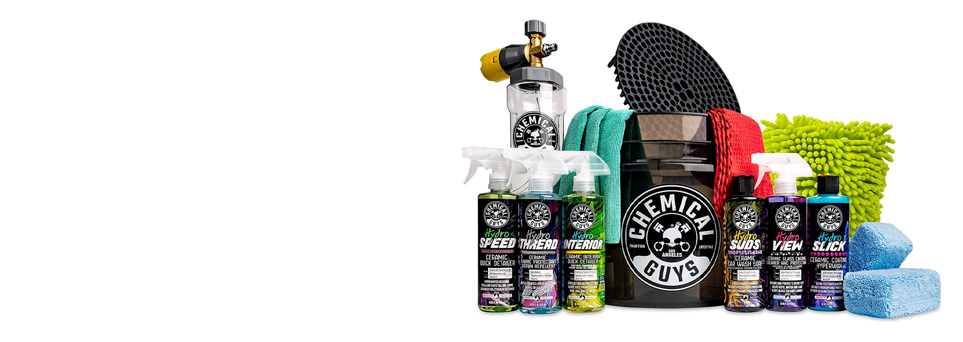 Chemical Guys HOL363 16Piece Arsenal Builder Ceramic Car Wash